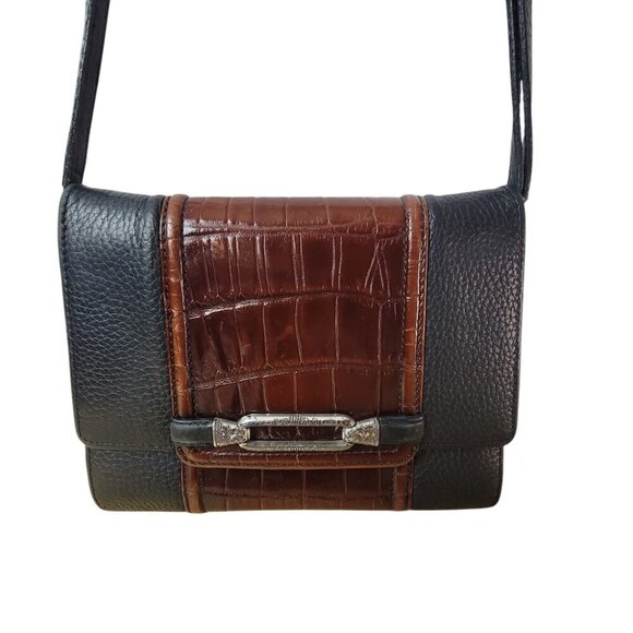 Brighton Cross Body Leather Purse Organizer - Picture 2 of 12